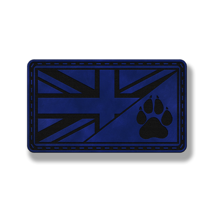 Union Jack Paw Flag Patch – Leatherette Morale Patch