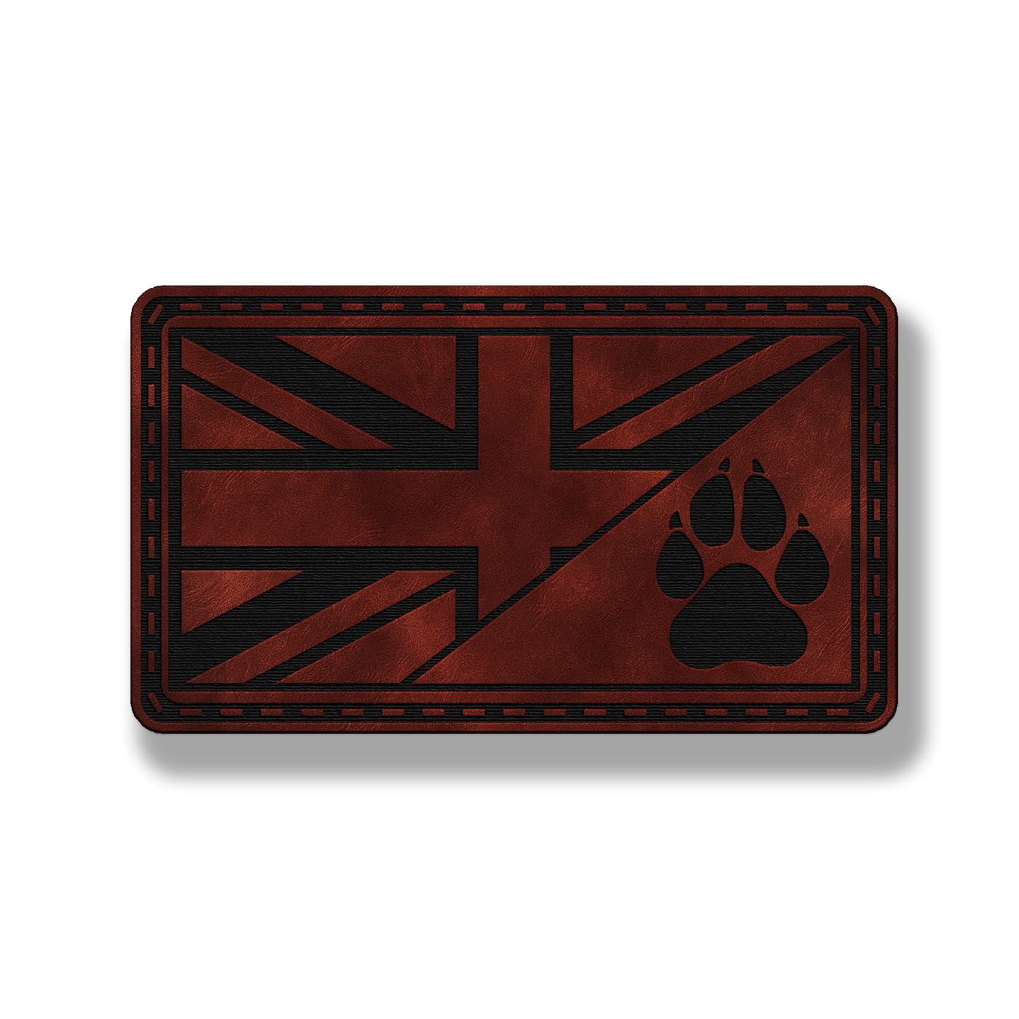 Union Jack Paw Flag Patch – Leatherette Morale Patch