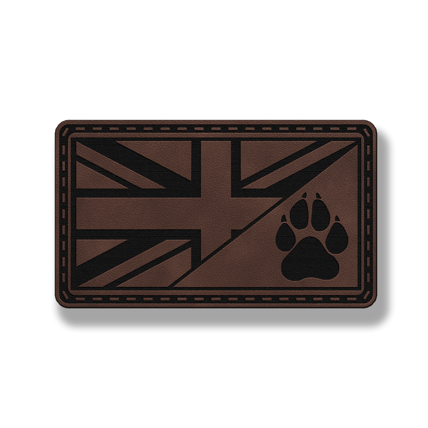 Union Jack Paw Flag Patch – Leatherette Morale Patch