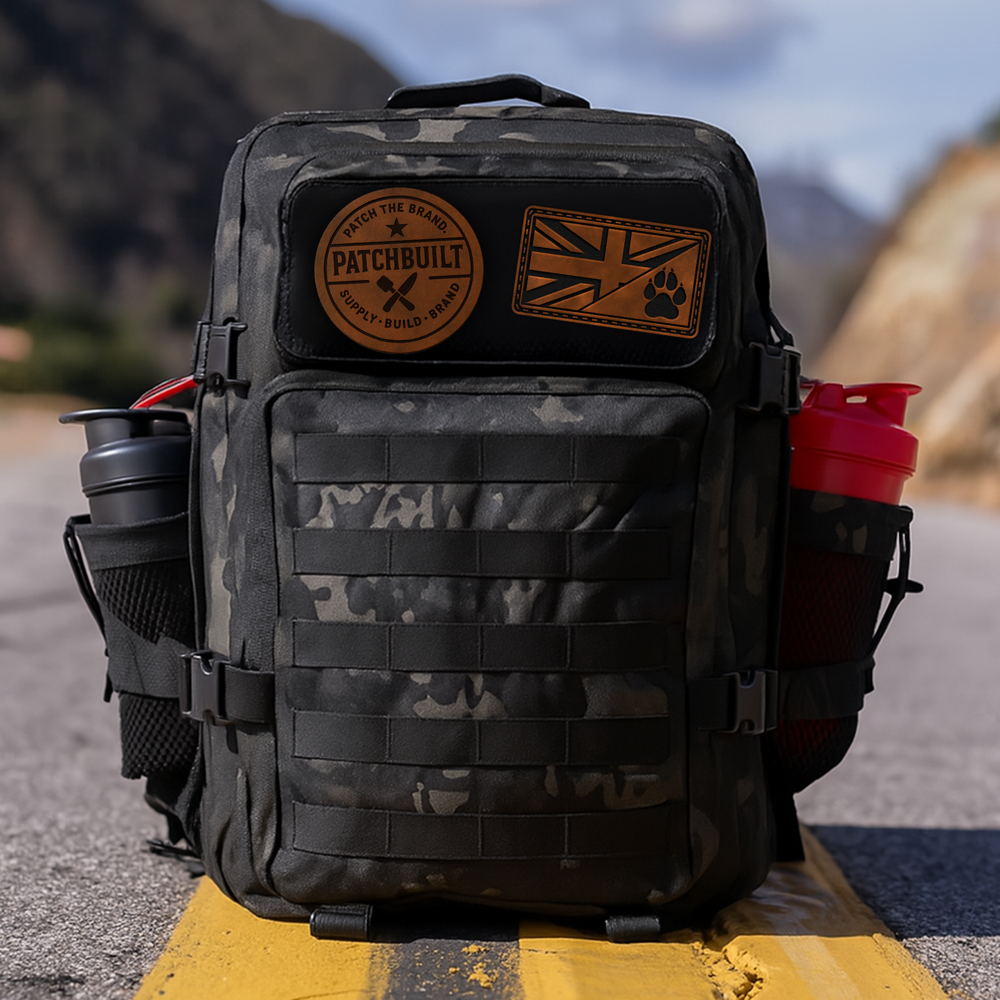 Union Jack Paw Flag Patch – Leatherette Morale Patch