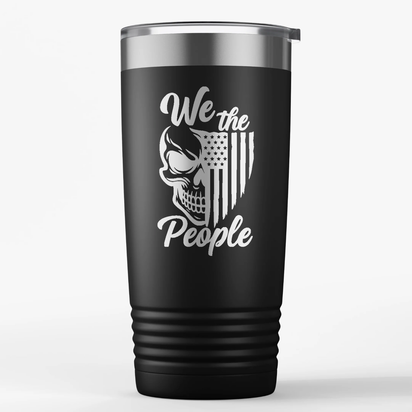 We The People Skull Flag 20oz Insulated Tumbler