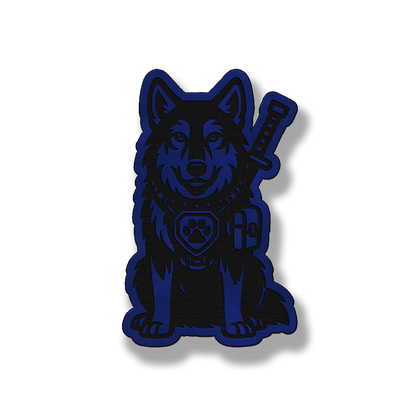 Tactical Wolf Patch – Leatherette Morale Patch