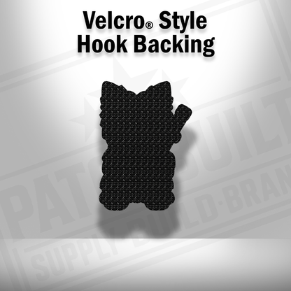 Tactical Yorkie Dog Patch – Leatherette Morale Patch