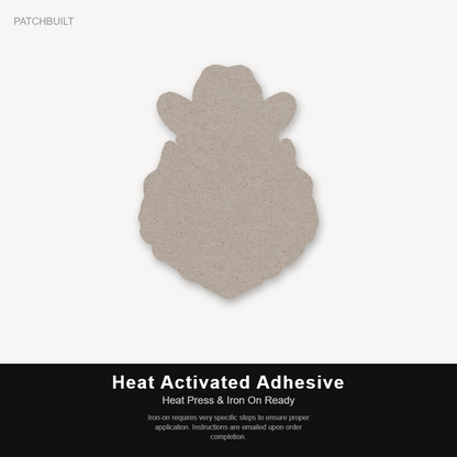 American Cowboy Style 1 – Leatherette Morale Patch — Heat Activated Adhesive