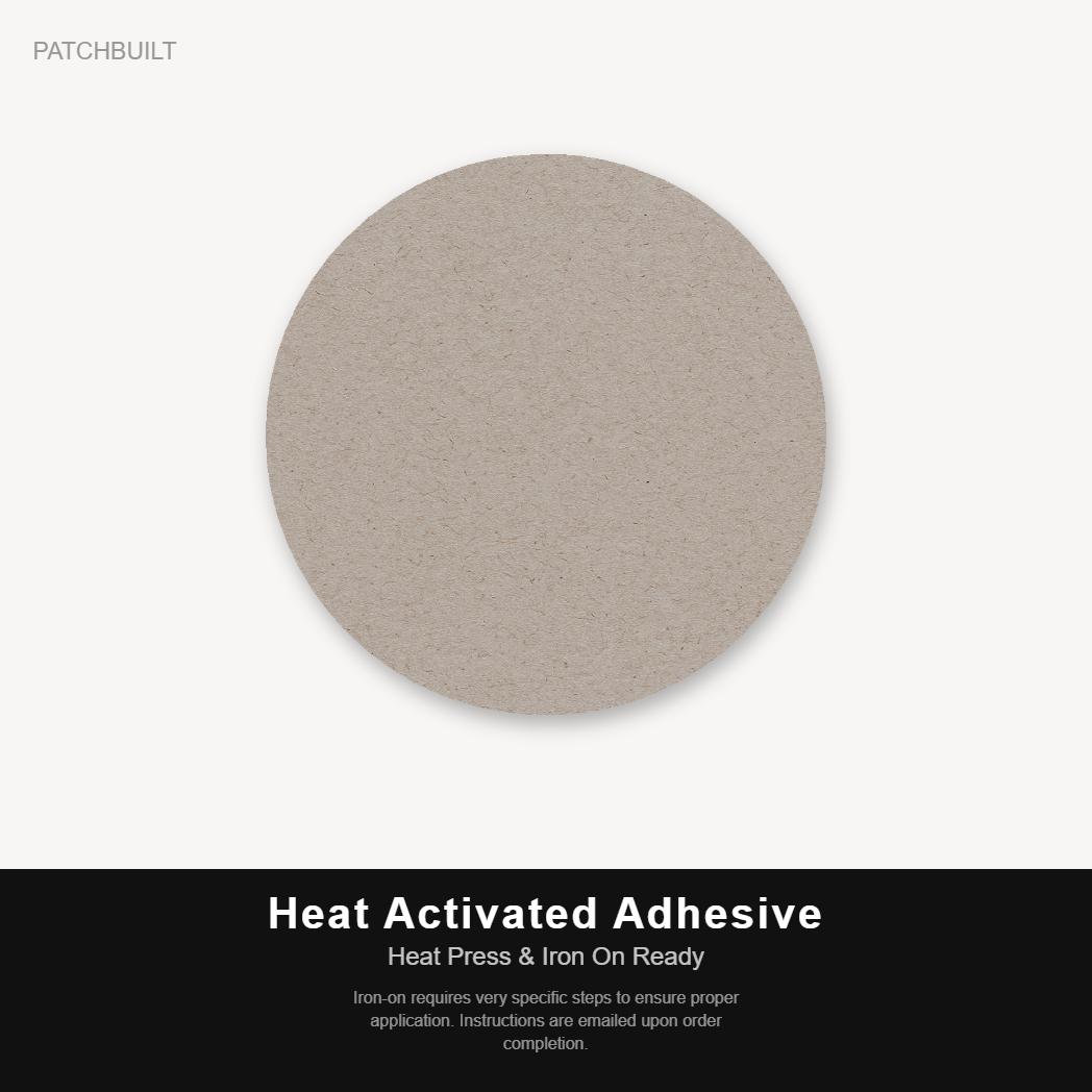 Goofy Labrador – Leatherette Morale Patch — Heat Activated Adhesive