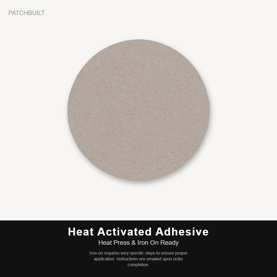 Trail Recovery Self Recovery Patch – Leatherette Morale Patch — Heat Activated Adhesive