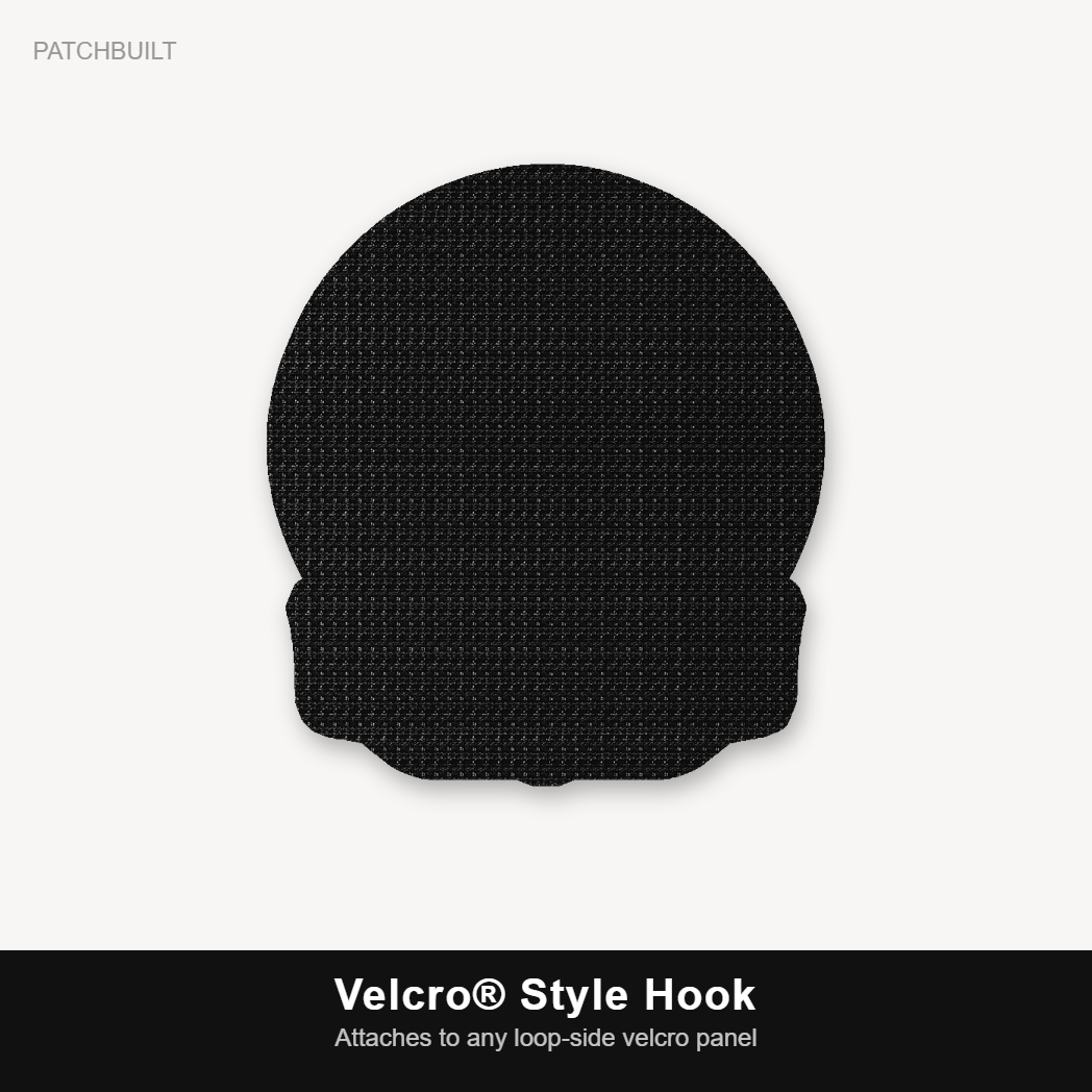 Dog Dad Style 1 – Leatherette Morale Patch — Velcro® Style Hook