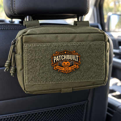PATCHBUILT Halloween Edition – Leatherette Morale Patch — in use