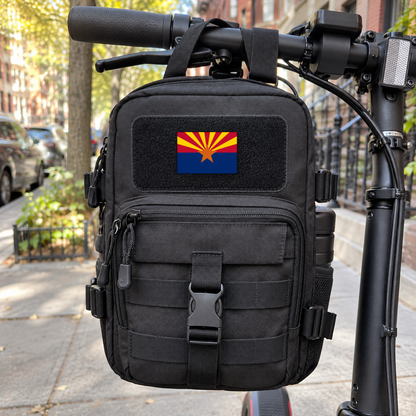 Arizona State Flag – Leatherette Morale Patch — in use