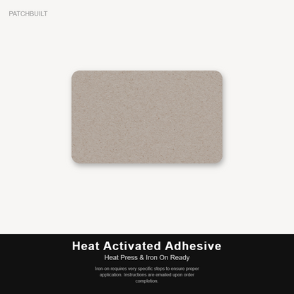 Proud Handler A**Hole – Leatherette Morale Patch — Heat Activated Adhesive