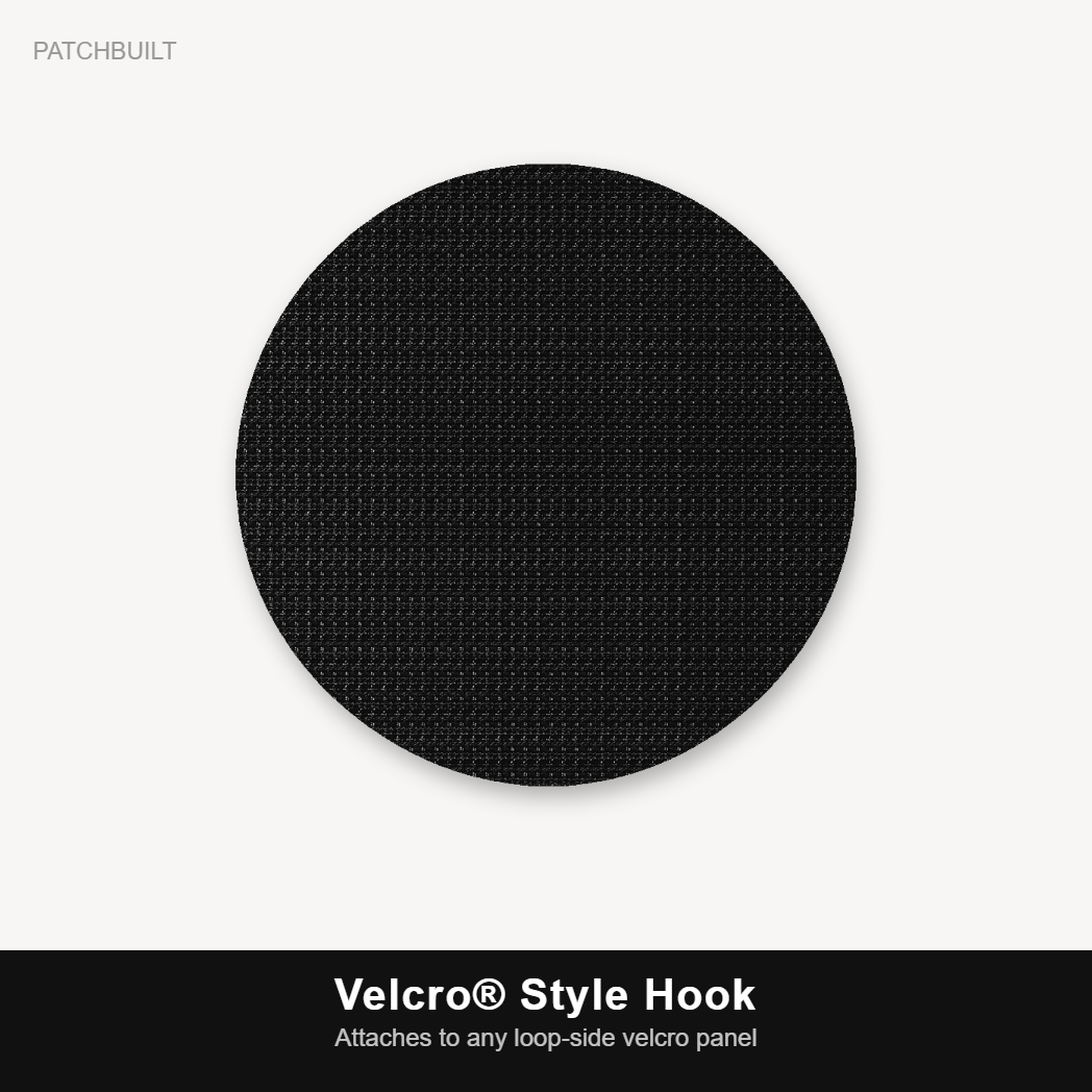 Kayak Life Circle Patch – Leatherette Morale Patch — Velcro® Style Hook