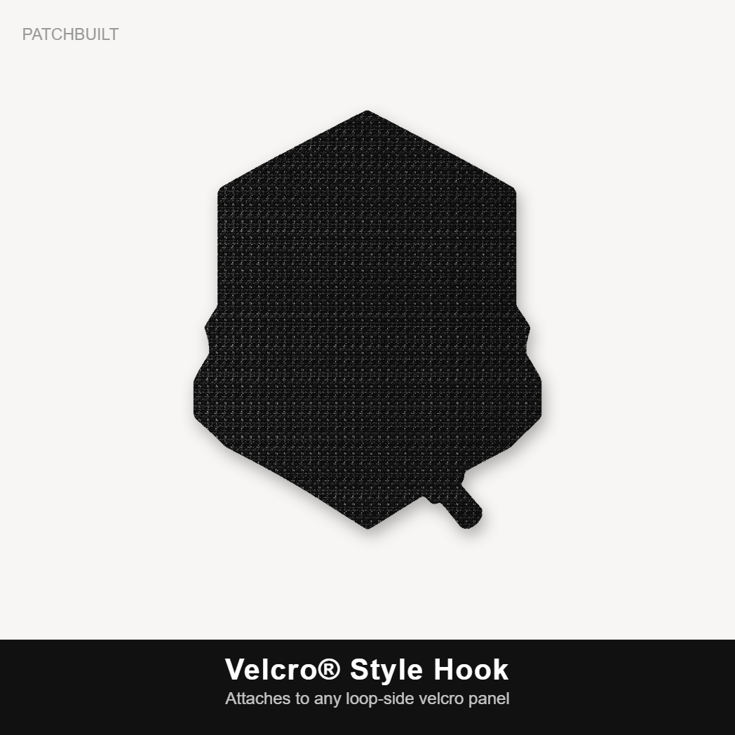 Tactical Pumpkin Operator – Leatherette Morale Patch — Velcro® Style Hook