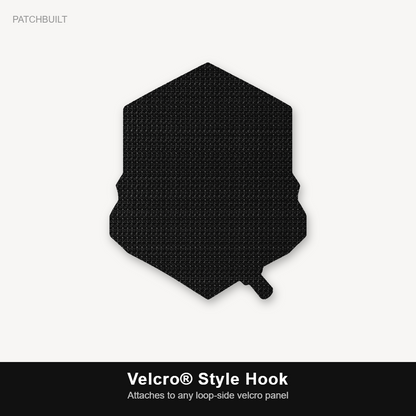 Tactical Pumpkin Operator – Leatherette Morale Patch — Velcro® Style Hook