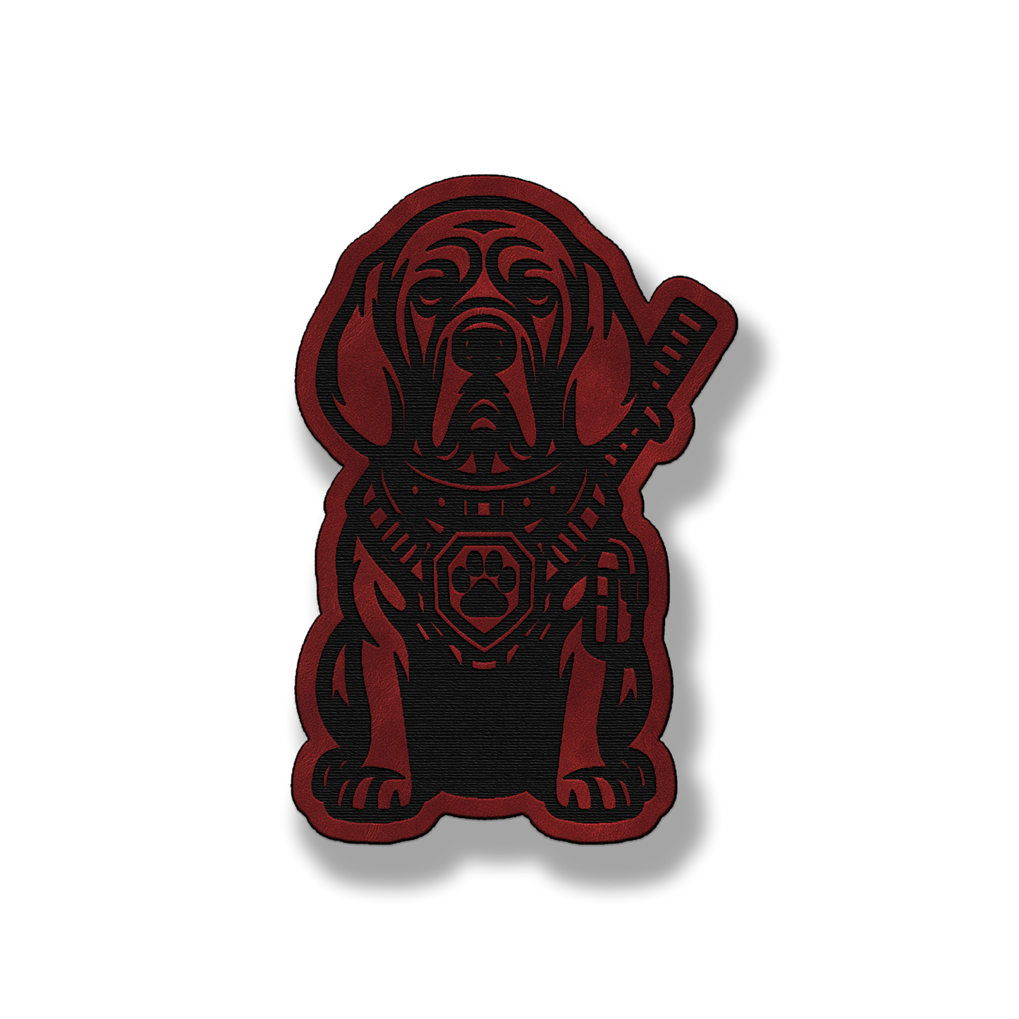 Tactical Bloodhound Dog Patch – Leatherette Morale Patch