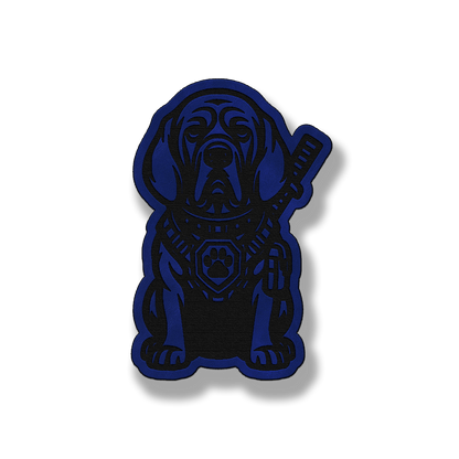 Tactical Bloodhound Dog Patch – Leatherette Morale Patch