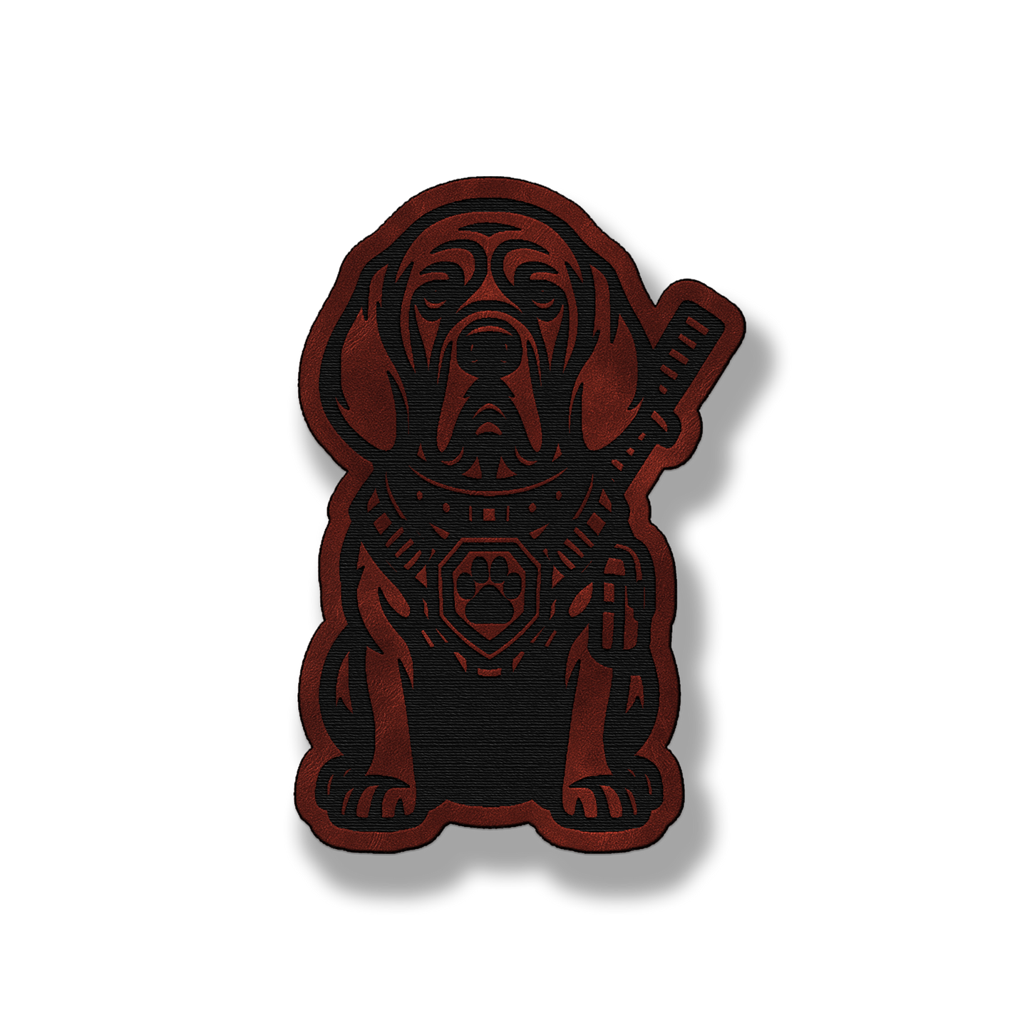 Tactical Bloodhound Dog Patch – Leatherette Morale Patch