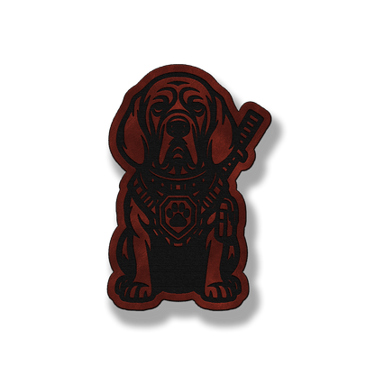 Tactical Bloodhound Dog Patch – Leatherette Morale Patch