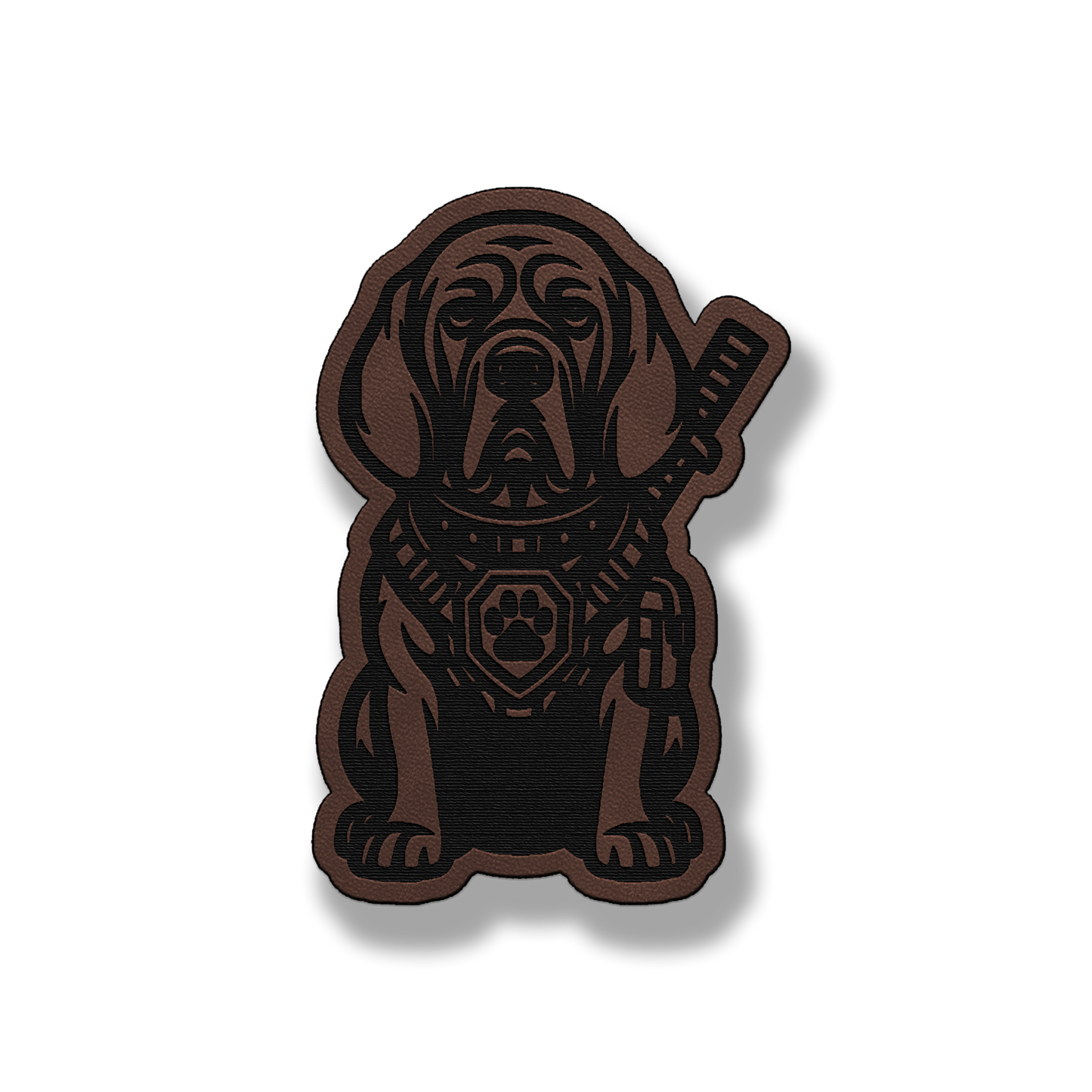 Tactical Bloodhound Dog Patch – Leatherette Morale Patch