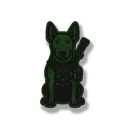 Tactical Bull Terrier Patch – Leatherette Morale Patch