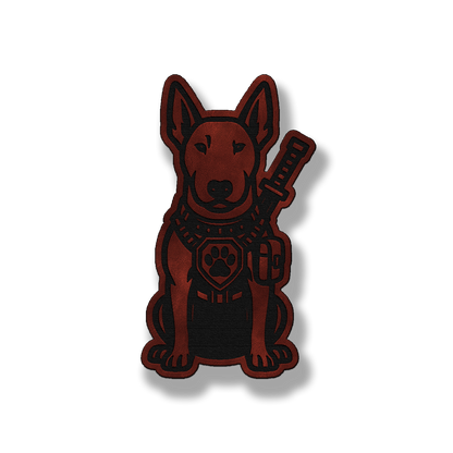 Tactical Bull Terrier Patch – Leatherette Morale Patch