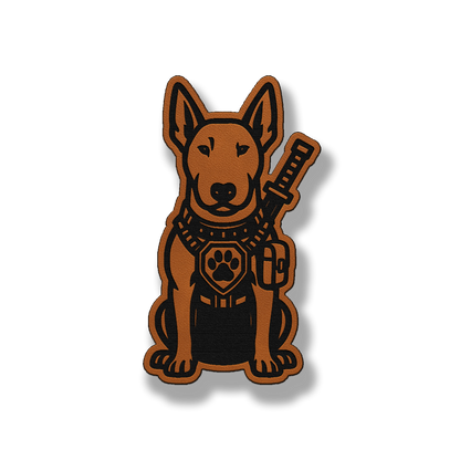 Tactical Bull Terrier Patch – Leatherette Morale Patch