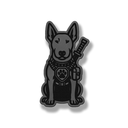 Tactical Bull Terrier Patch – Leatherette Morale Patch