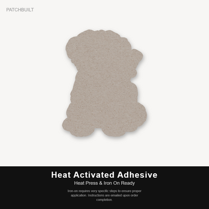 Tactical Maltese – Leatherette Morale Patch — Heat Activated Adhesive