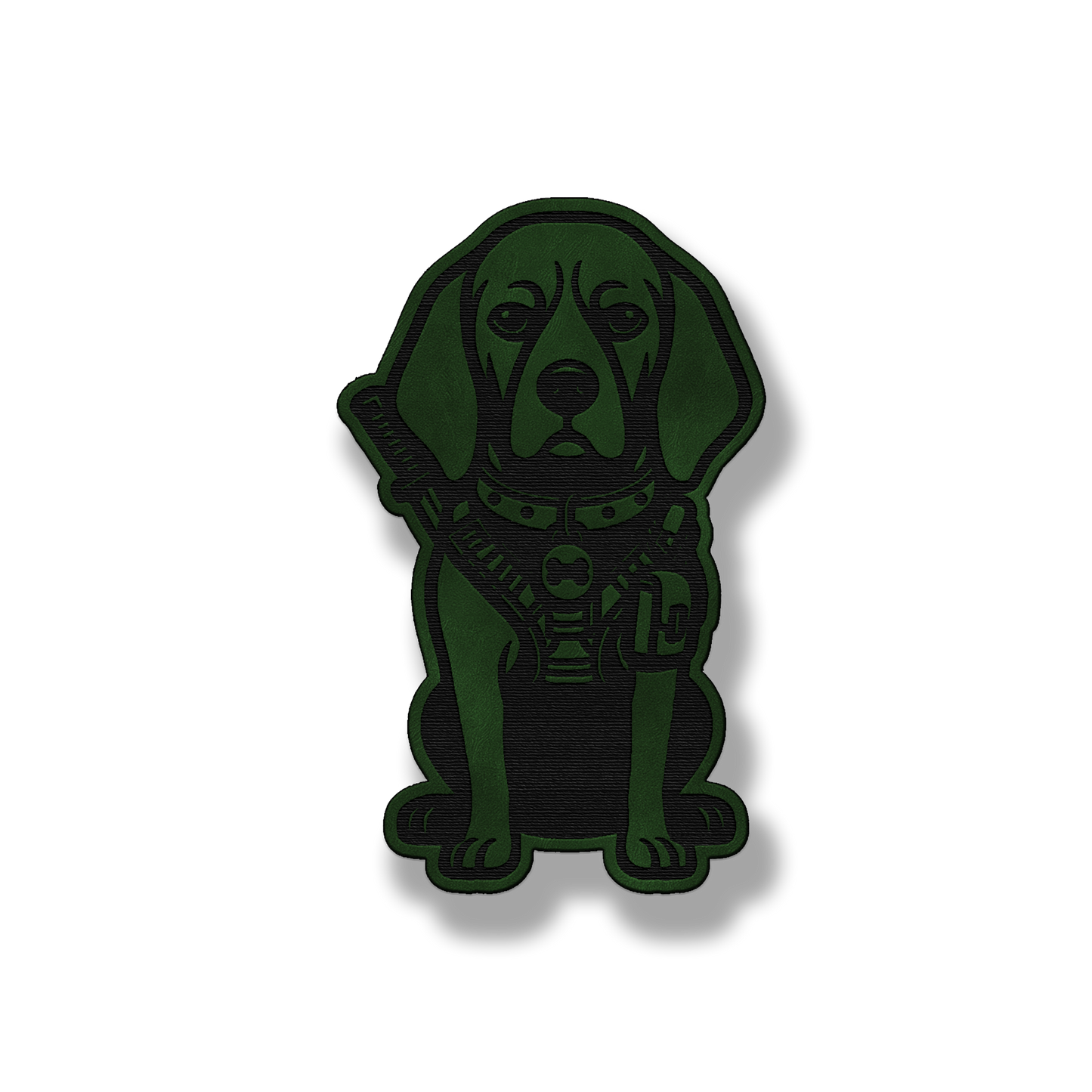 Tactical Coonhound Dog Patch – Leatherette Morale Patch