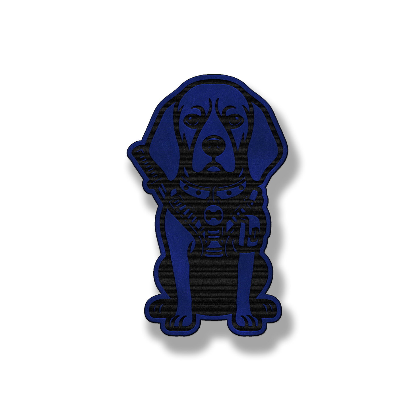 Tactical Coonhound Dog Patch – Leatherette Morale Patch
