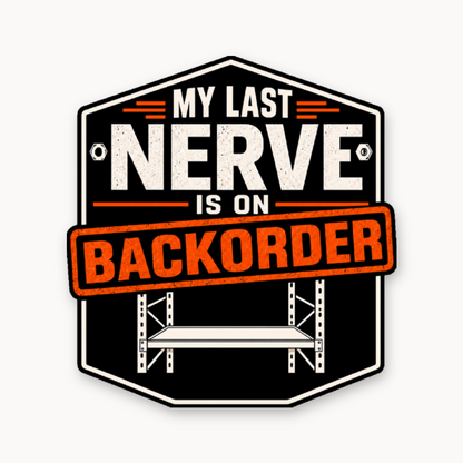 Last Nerve on Backorder – Leatherette Morale Patch — UV Color