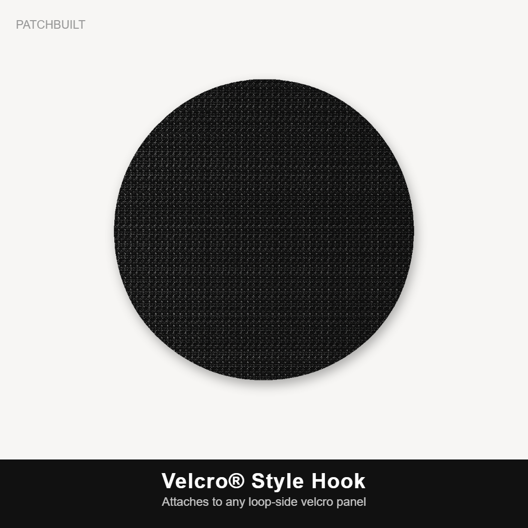 Halloween Yorkie – Leatherette Morale Patch — Velcro® Style Hook