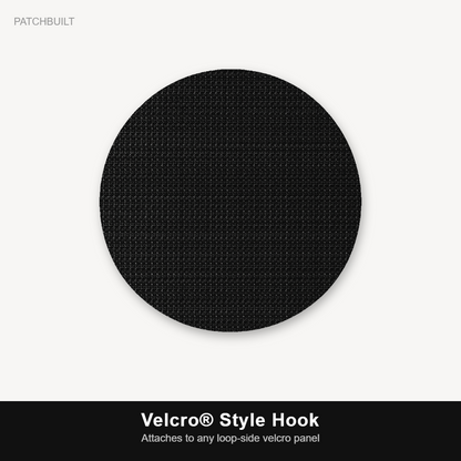 Halloween Yorkie – Leatherette Morale Patch — Velcro® Style Hook