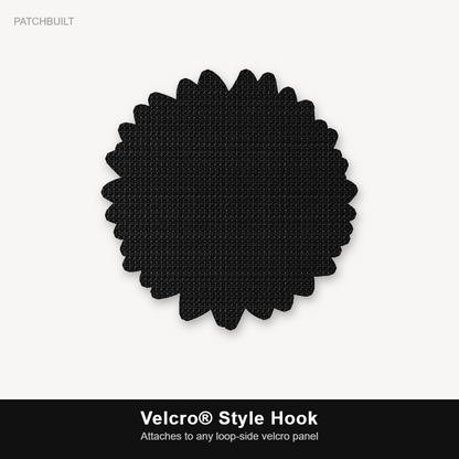 US Flag Sunflower Patch – Leatherette Morale Patch — Velcro® Style Hook