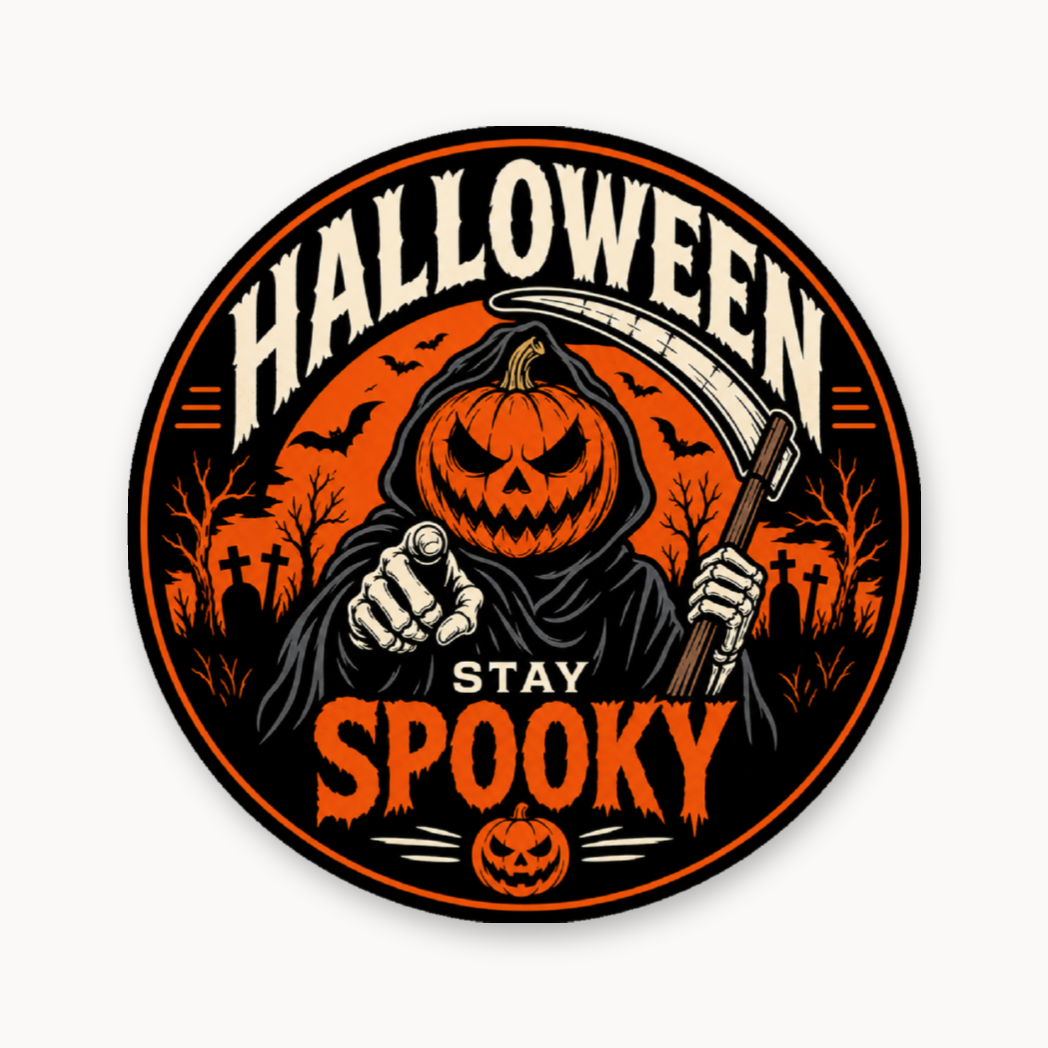 Halloween - Stay Spooky – Leatherette Morale Patch — UV Color