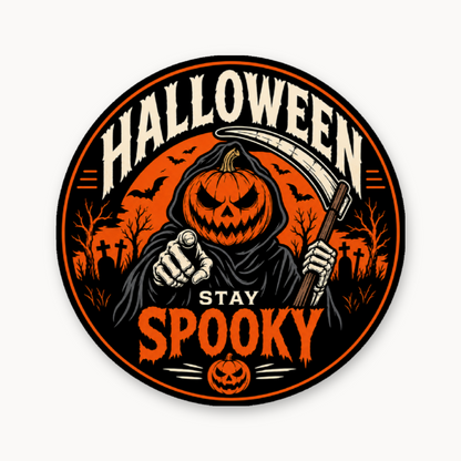 Halloween - Stay Spooky – Leatherette Morale Patch — UV Color