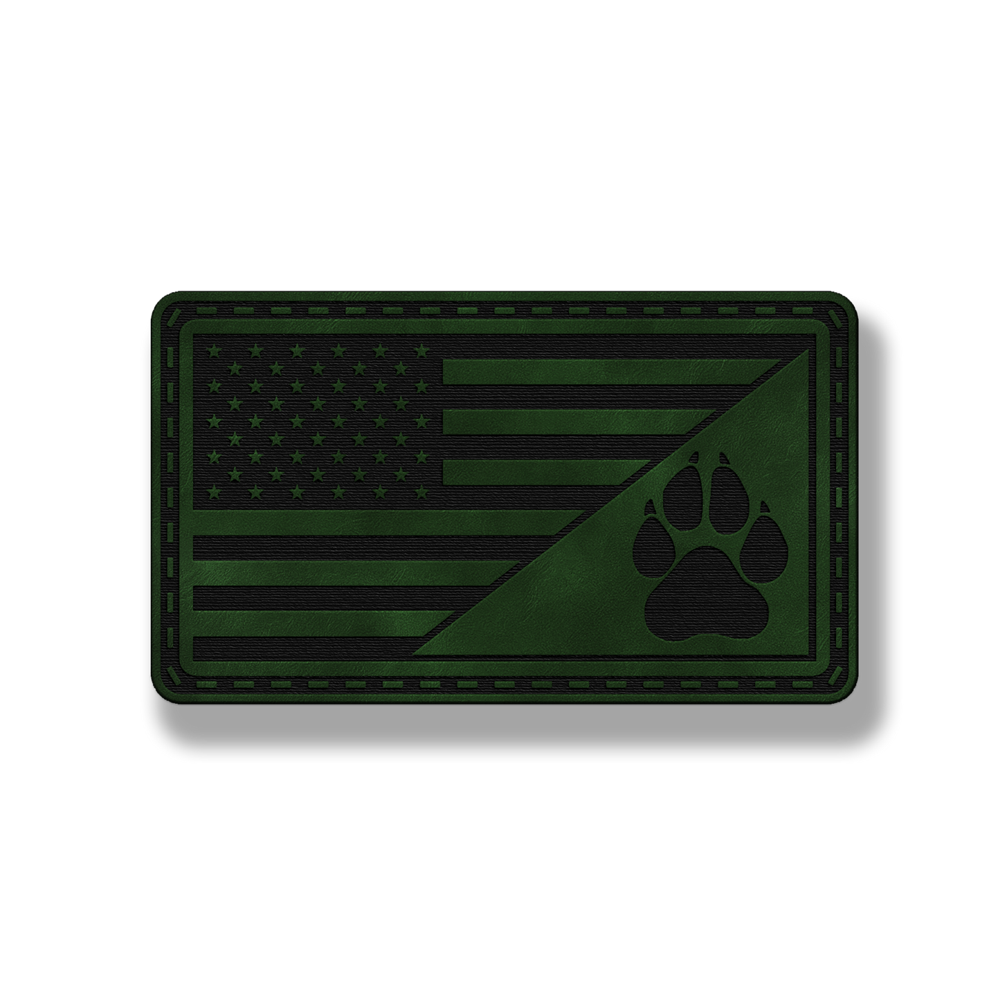American Flag Paw Patch – Leatherette Patch