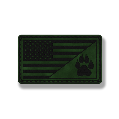 American Flag Paw Patch – Leatherette Patch