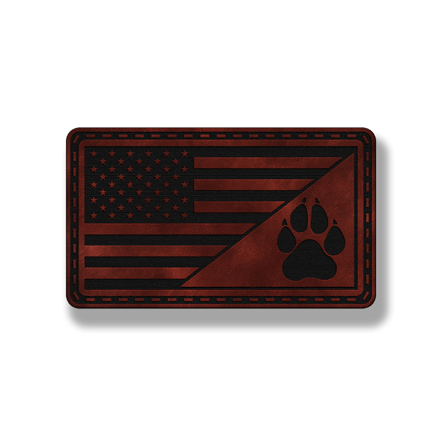 American Flag Paw Patch – Leatherette Patch