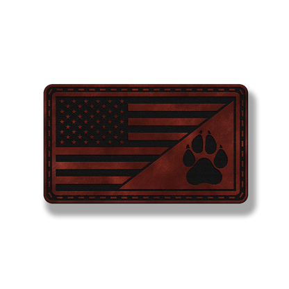 American Flag Paw Patch – Leatherette Patch