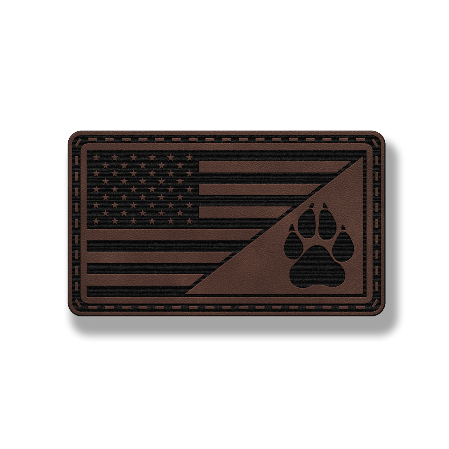 American Flag Paw Patch – Leatherette Patch
