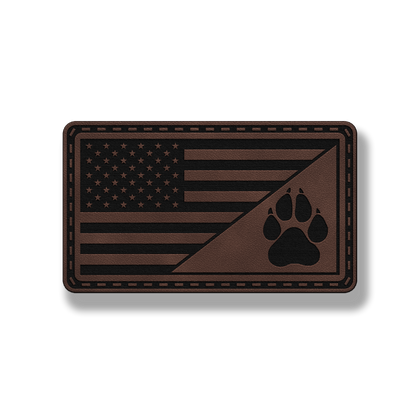 American Flag Paw Patch – Leatherette Patch