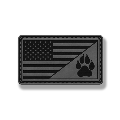 American Flag Paw Patch – Leatherette Patch
