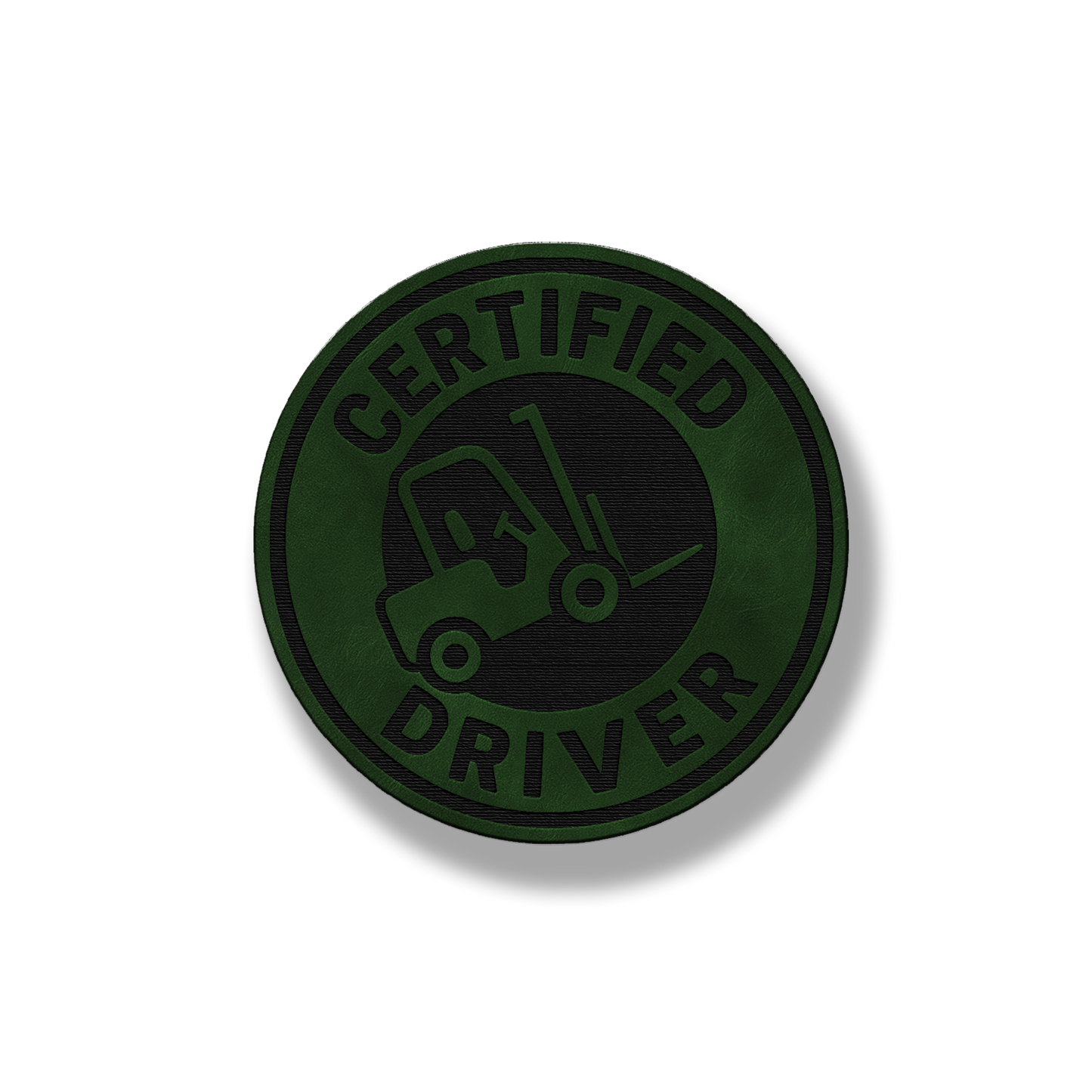 Certified Forklift Driver Patch – Leatherette Morale Patch