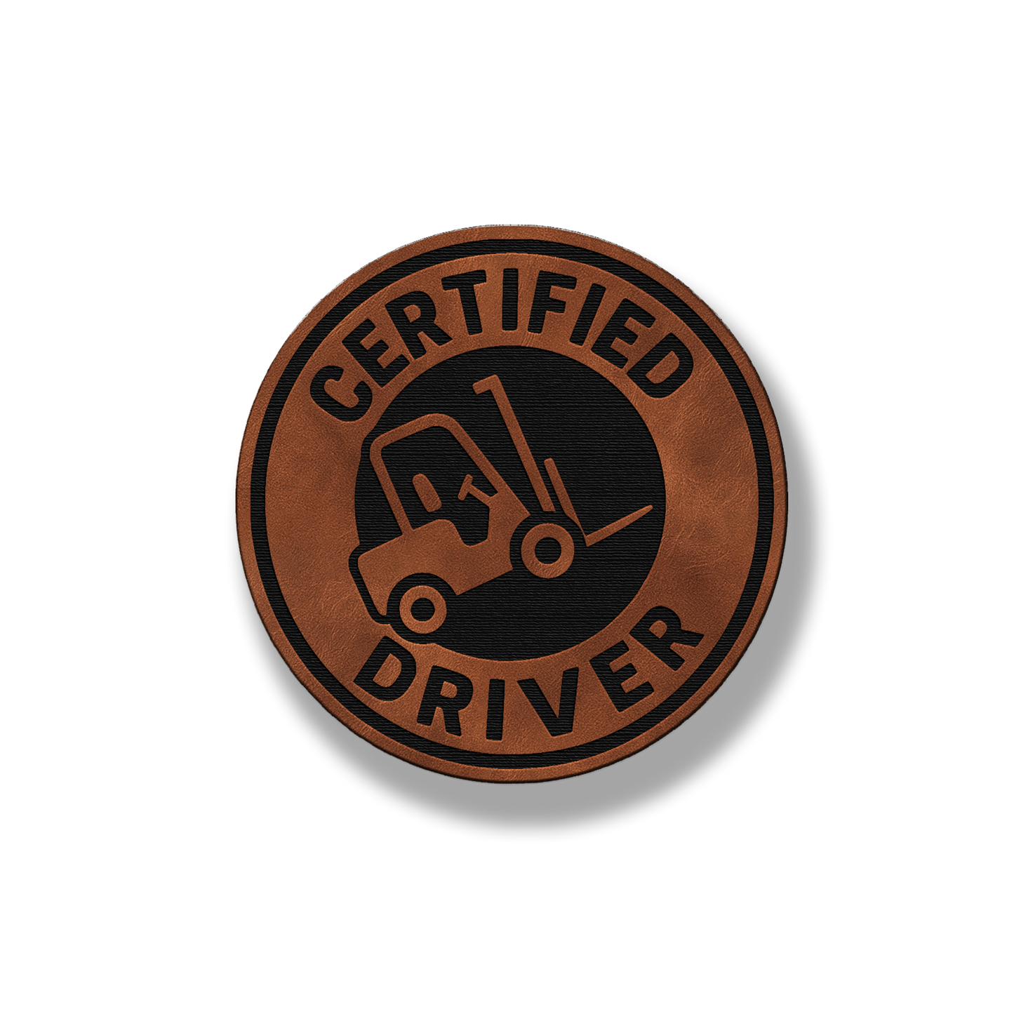 Certified Forklift Driver Patch – Leatherette Morale Patch