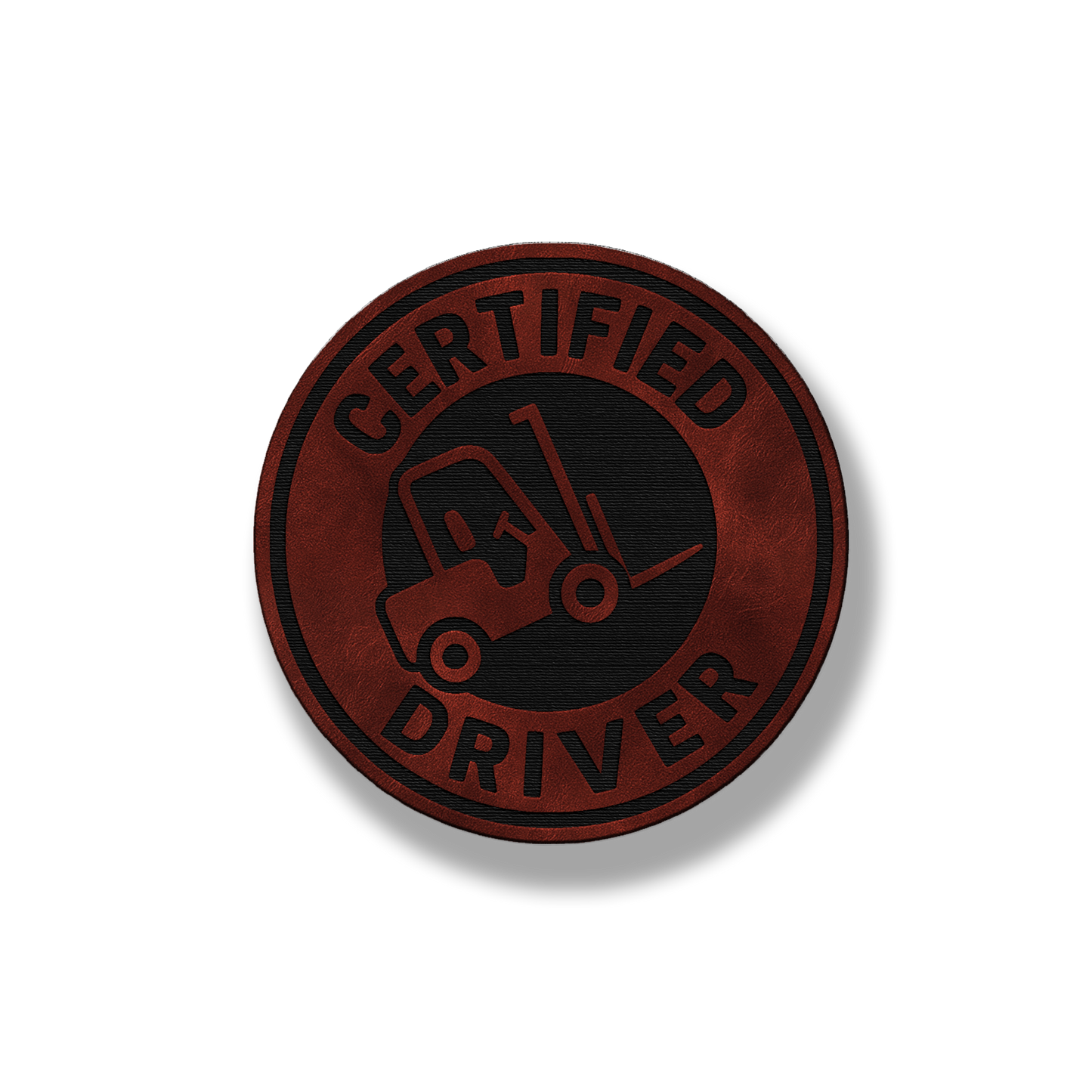 Certified Forklift Driver Patch – Leatherette Morale Patch