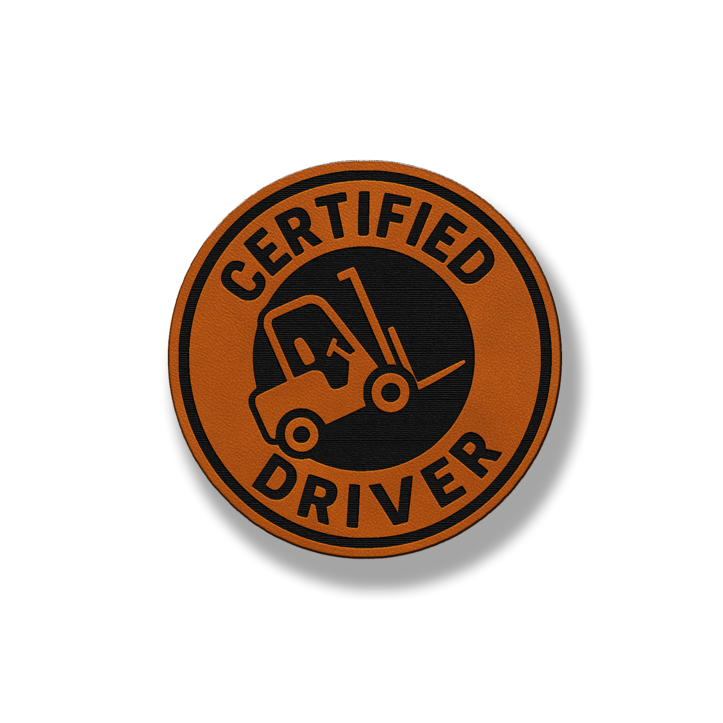 Certified Forklift Driver Patch – Leatherette Morale Patch