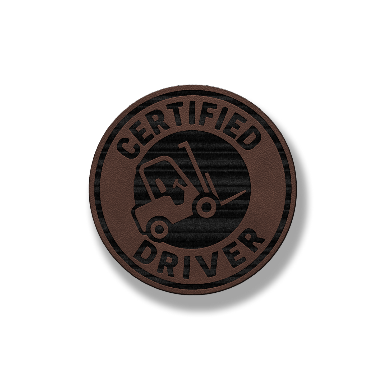 Certified Forklift Driver Patch – Leatherette Morale Patch