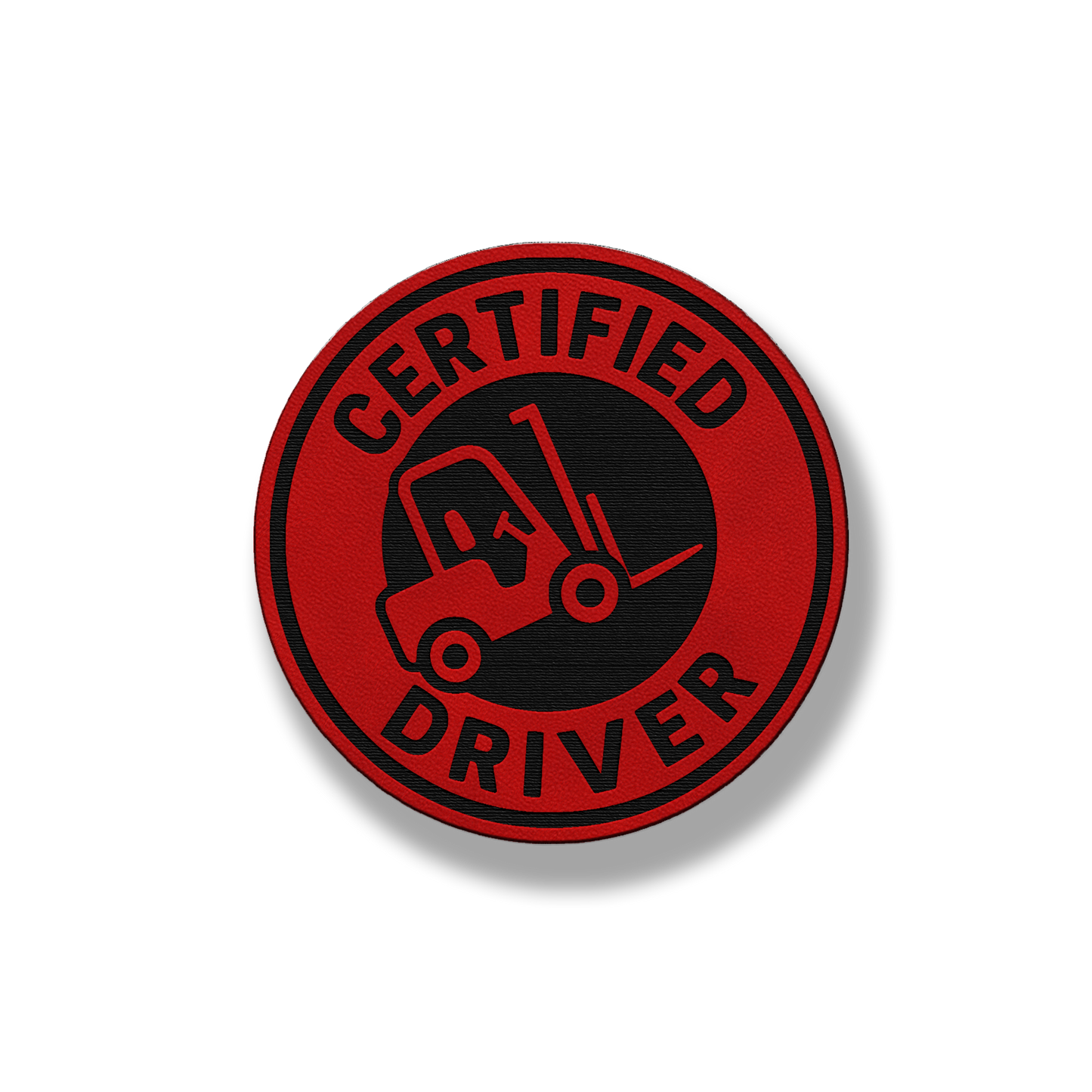 Certified Forklift Driver Patch – Leatherette Morale Patch