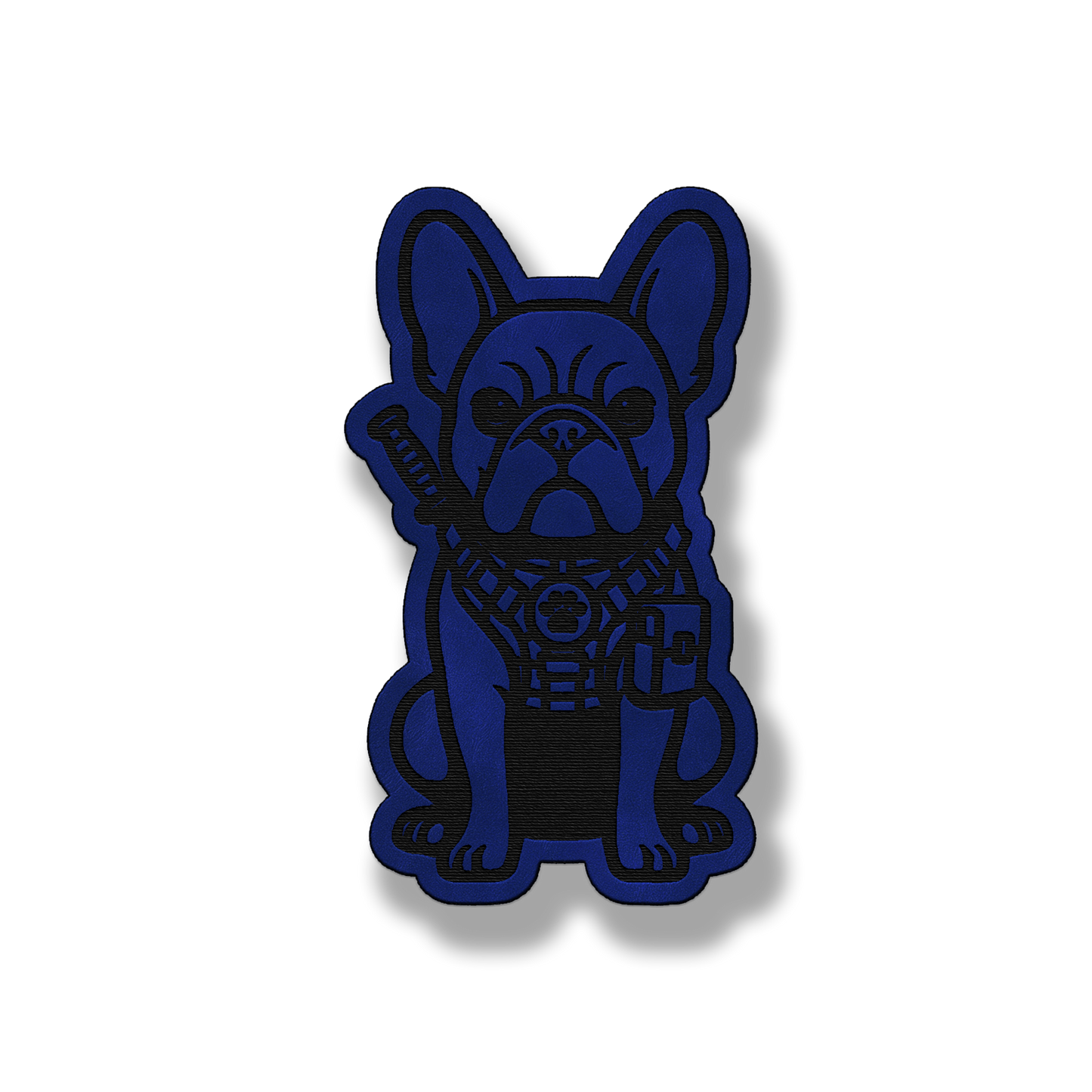 Tactical Frenchie Dog Patch – Leatherette Morale Patch