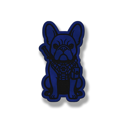 Tactical Frenchie Dog Patch – Leatherette Morale Patch